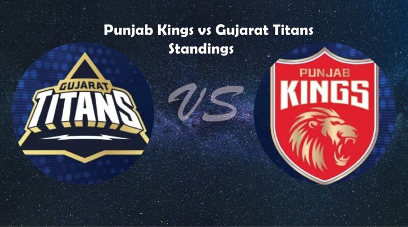 Punjab Kings vs Gujarat Titans Standings