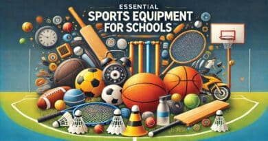 list of sports equipment for schools